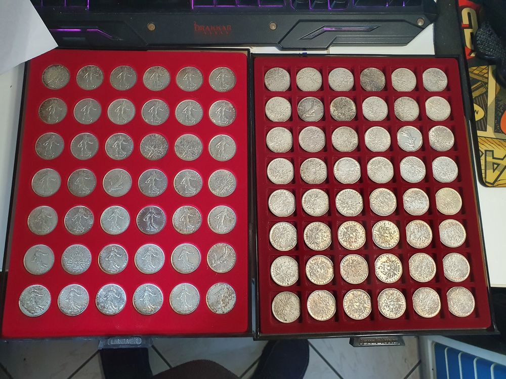 5 FRANCS ARGENT 20 Grues (85)