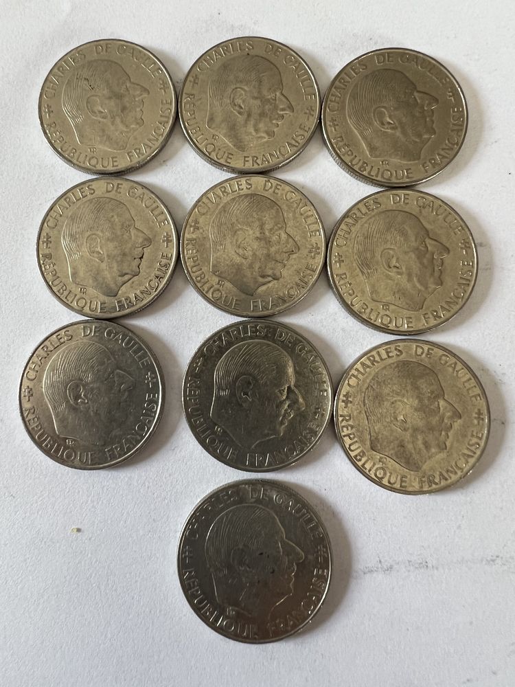 1 Francs Charles De Gaule 1958-1988. 8 Pierrelaye (95)