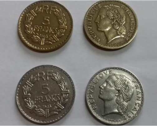 5 FRANCS LAVRILLIER 1940 8 �ragny (95)