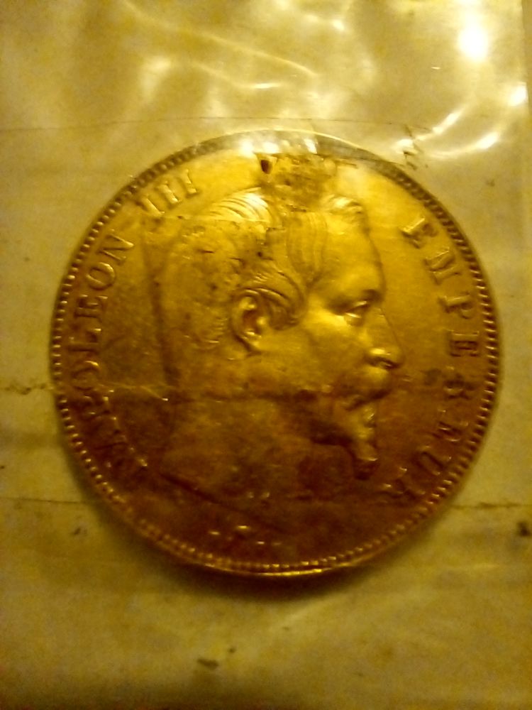 40 FRANCS NAPOLEON III 1857 OR - GOLD 1000 Bordeaux (33)