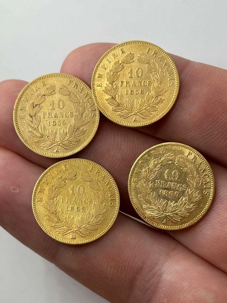 Lot+4+10+francs+or+napol�on+lll 1100 Strasbourg (67)