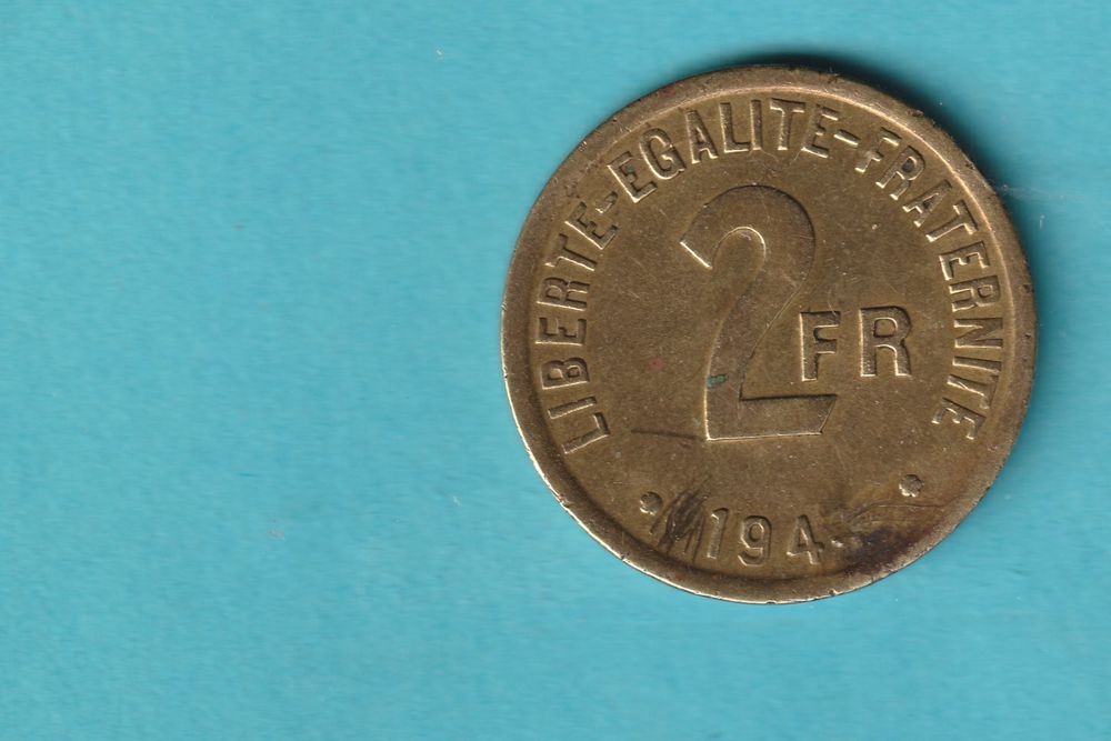 2 FRANCS PHILADELPHIE 1944 7 Doullens (80)