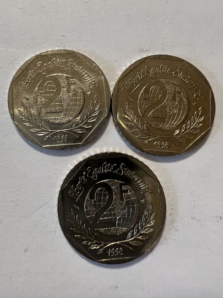 2 Francs Ren� Cassin 1948-1998. 8 Pierrelaye (95)