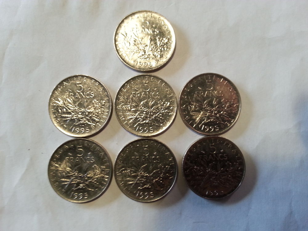 5 francs semeuse 10 Montceaux-l�s-Provins (77)