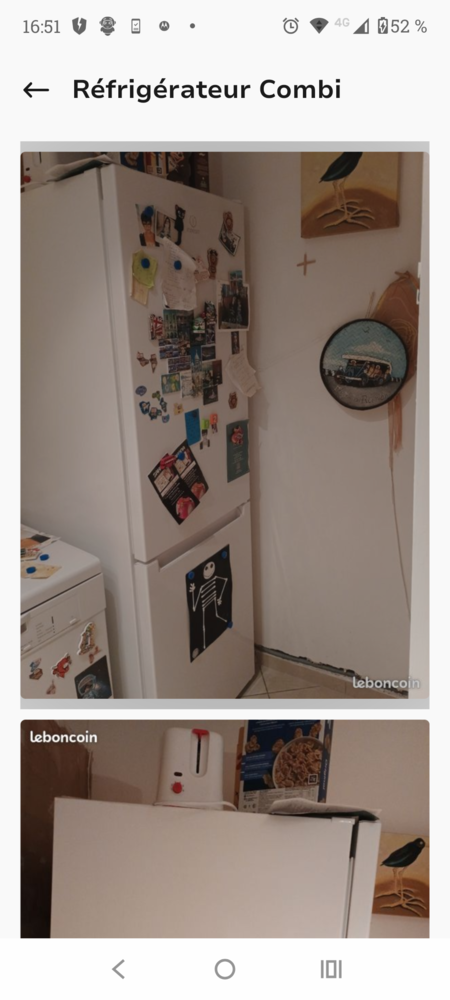 Frigo Combin� 180 Colombes (92)