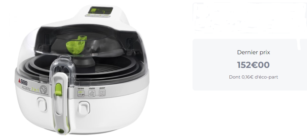  Friteuse SEB   Actifry�2 en 1 de�SEB�: la�cuisson 2 en 1 35 Nanterre (92)