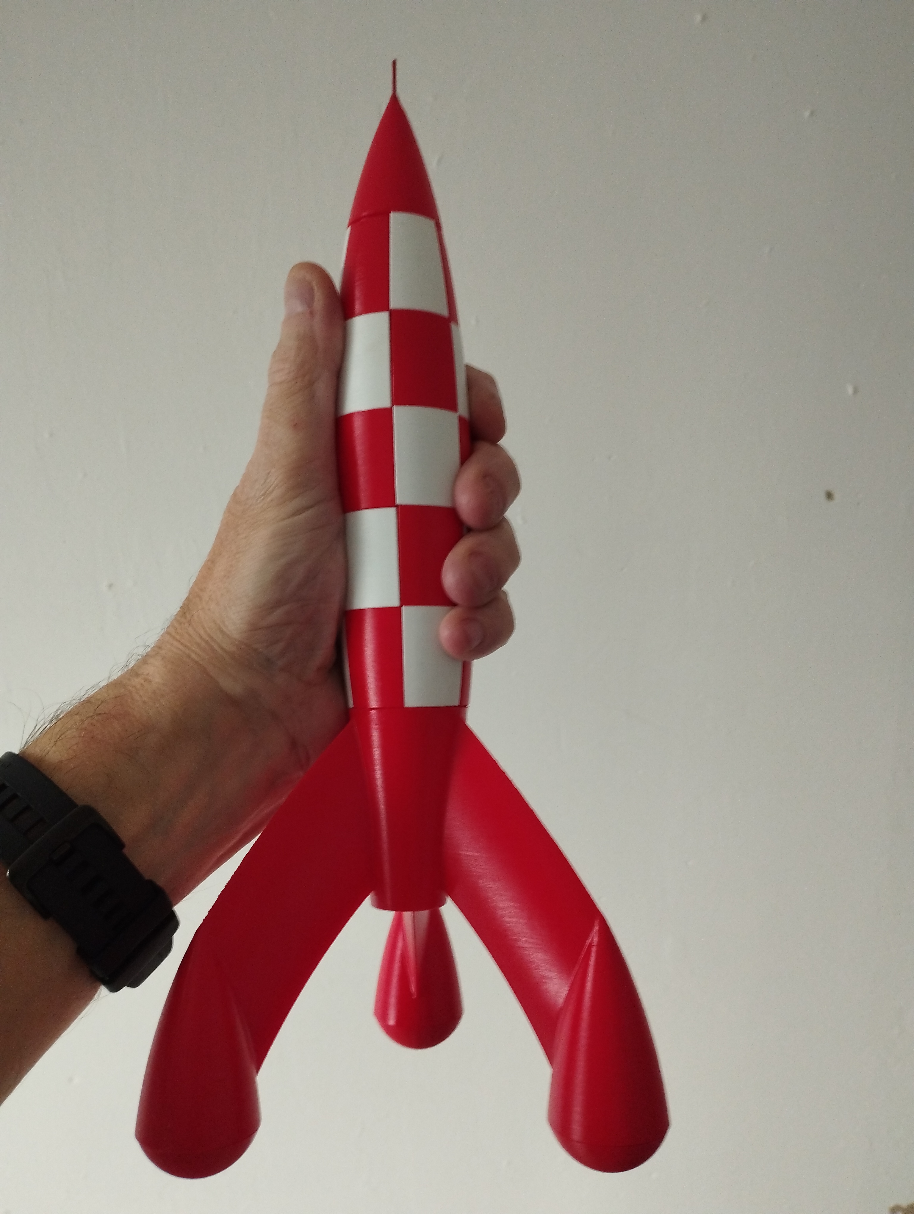 Fus�e d'inspiration Tintin Objectif Lune 35 cm 30 La Motte-Tilly (10)