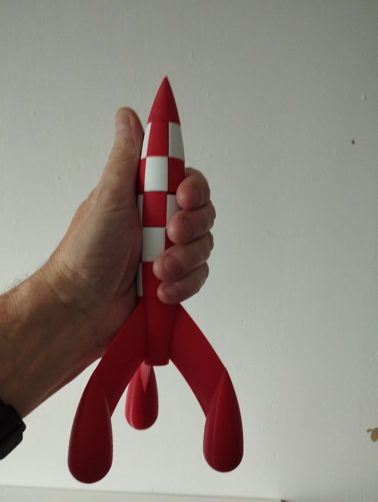 Fus�e d'inspiration Tintin Objectif Lune 25 cm 15 La Motte-Tilly (10)