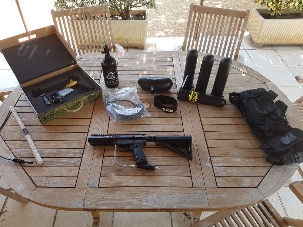 Fusil de paintball + accessoires 200 Eyragues (13)