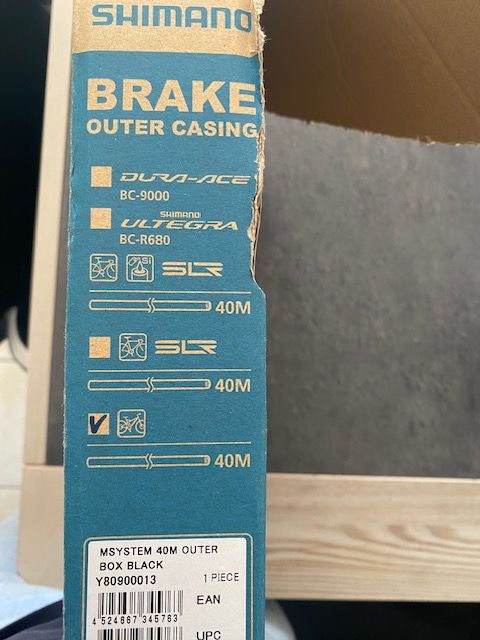 Gaine de c�ble de frein v�lo (40 m�tres) Shimano M System 30 Mions (69)