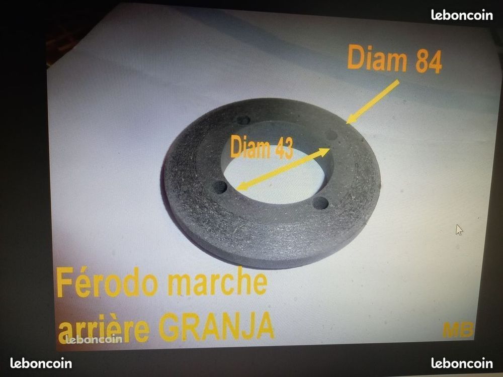 Galet marche arri�re pour motoculteur Granja 60 Verneuil-sur-Avre (27)