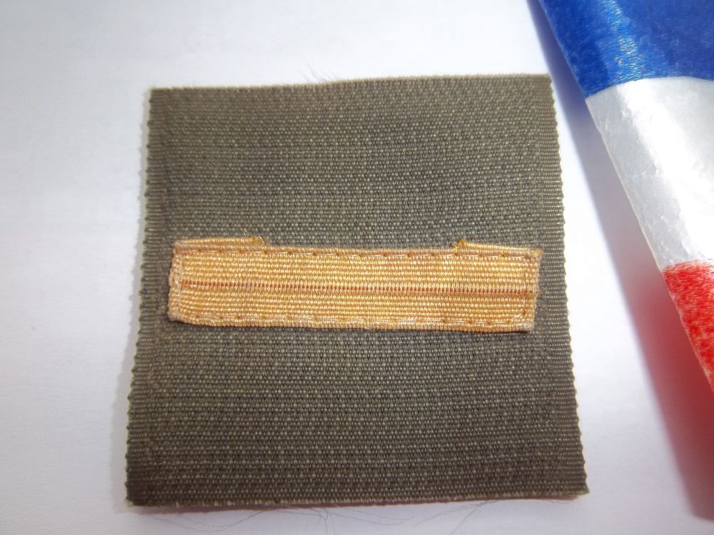Galon / grade de poitrine velcro adjudant chef insigne 4 Valognes (50)