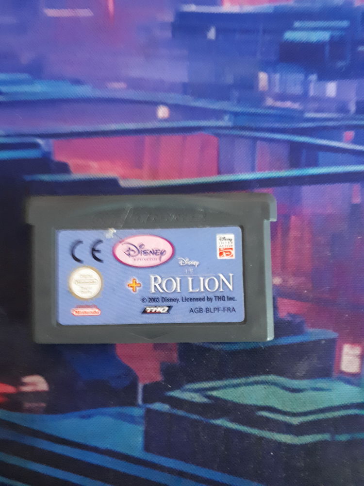 Jeu Gameboy advance Disney princess + le roi lion 10 Conques-sur-Orbiel (11)
