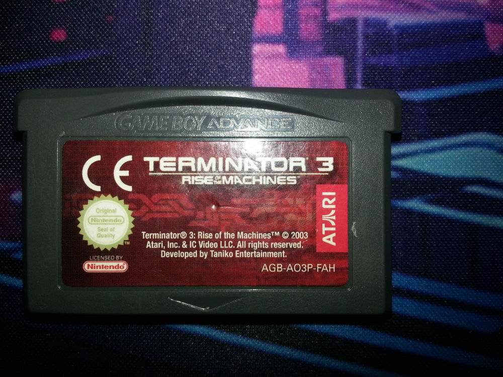 Jeu Gameboy advance Terminator 3 Le soul�vement des machines 20 Conques-sur-Orbiel (11)