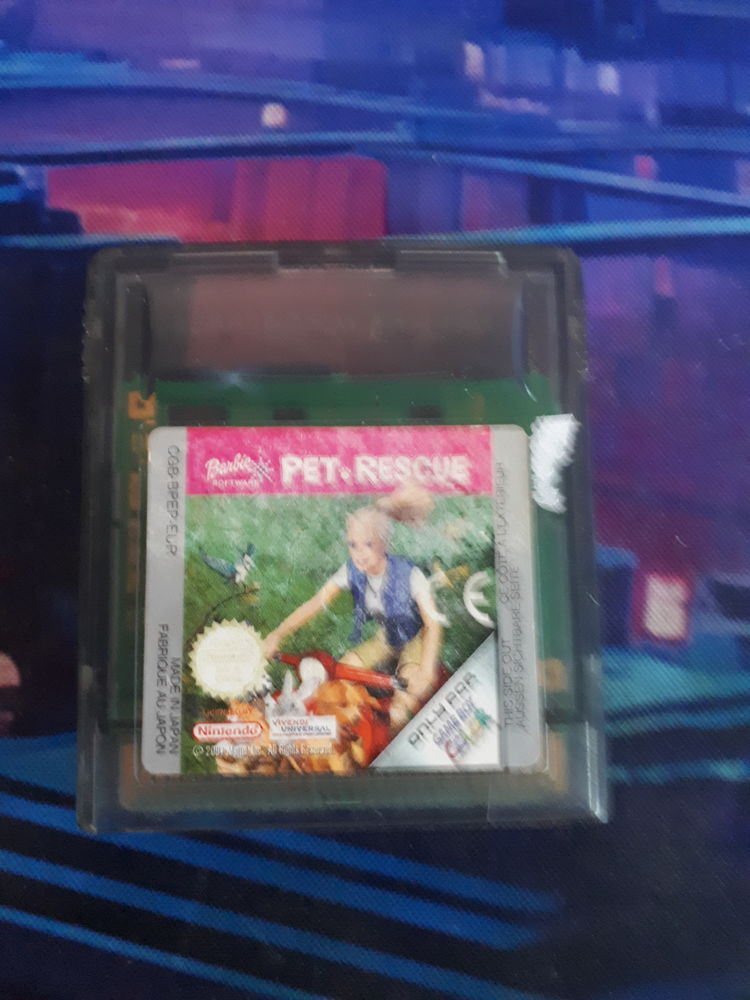 Jeu Gameboy color Barbie pet rescue 5 Conques-sur-Orbiel (11)