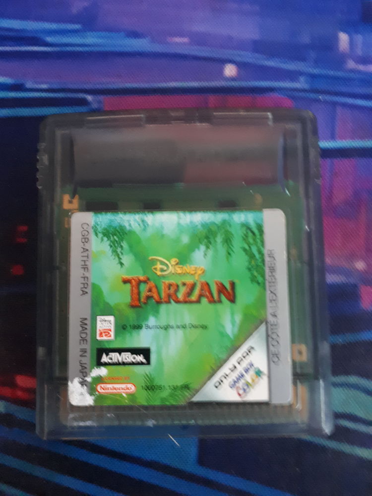 Jeu Gameboy color Disney Tarzan 8 Conques-sur-Orbiel (11)