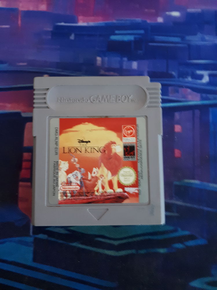 Jeu Gameboy Disney Le roi lion 14 Conques-sur-Orbiel (11)