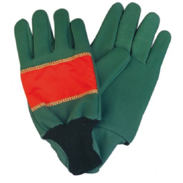 Gants anticoupure scie � cha�ne  Renfort m�tacarpe orange fluo. Renfort paume. Prot�ge art�re. Poignets bord-c�tes. Taille 10-11 15 Lens (62)