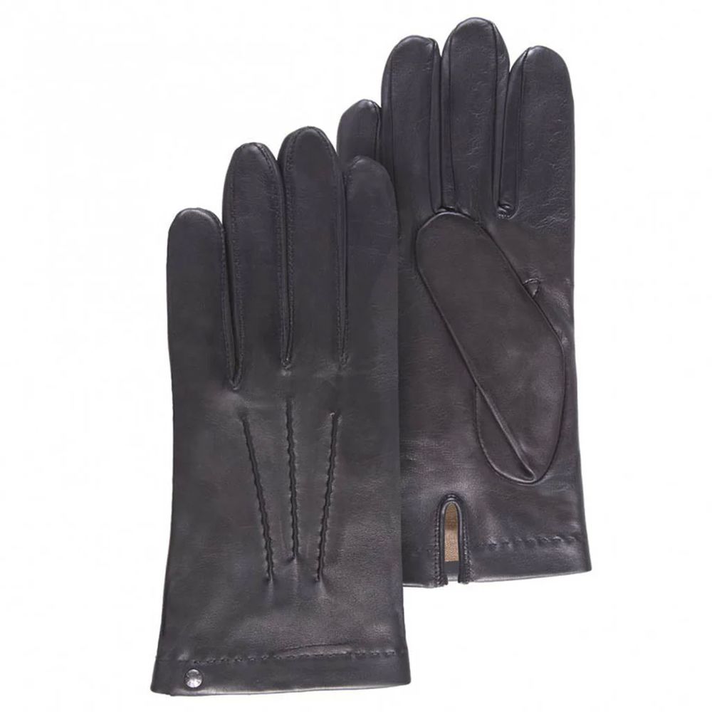 Gants homme en cuir d'agneau Noir 5 Villiers-sur-Marne (94)