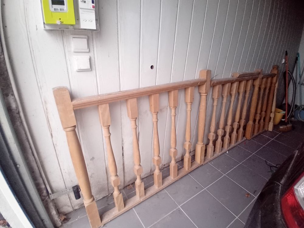 Garde corps en bois brut 100 Pers-Jussy (74)