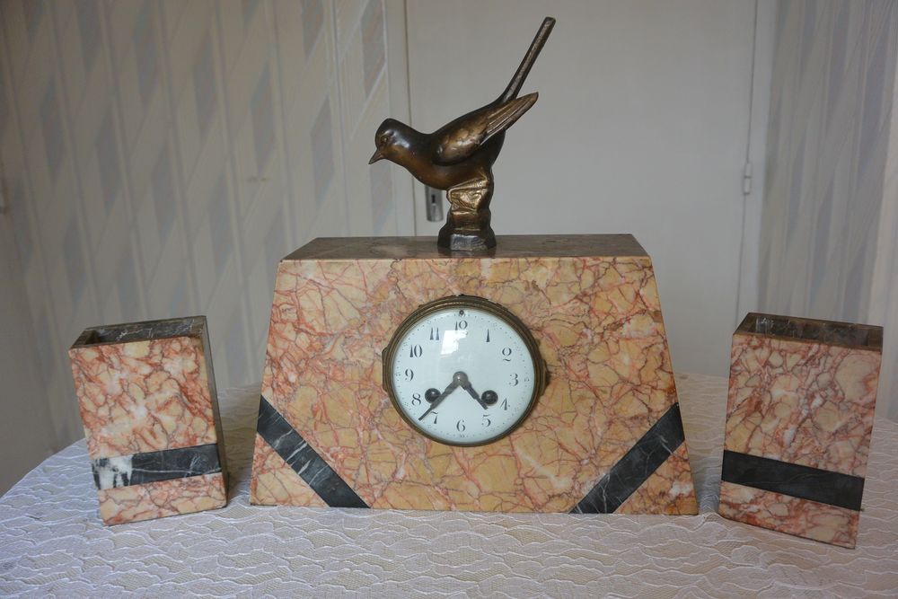 Garniture de chemin�e - Epoque Art d�co 
150 Gargenville (78)