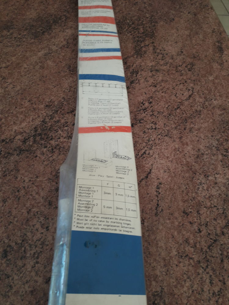 Garniture pour porte pliante 75cm 6 Castelculier (47)