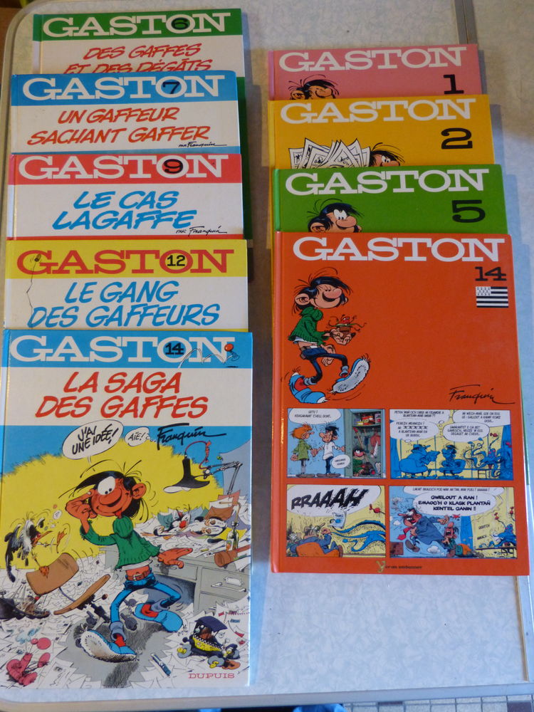 BD  -  GASTON  a choisir -  LISEZ TOUT LE TEXTE 4 Brest (29)