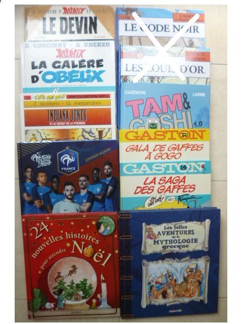 BD - Gaston, Obelix, Schtroumpfs, Fox, Lucky Luke,charmed... 1 Martigues (13)