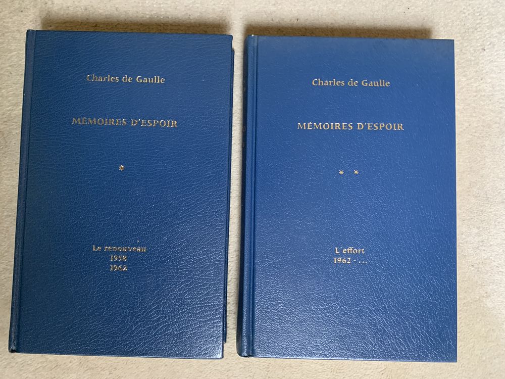 De Gaulle  M�moires d'Espoir  2 tomes 25 Vanves (92)