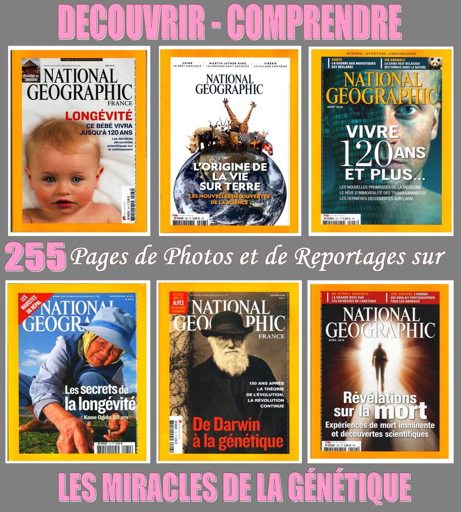 G�N�TIQUE - parcours de vie - DARWIN / prixportcompris 18 Lille (59)