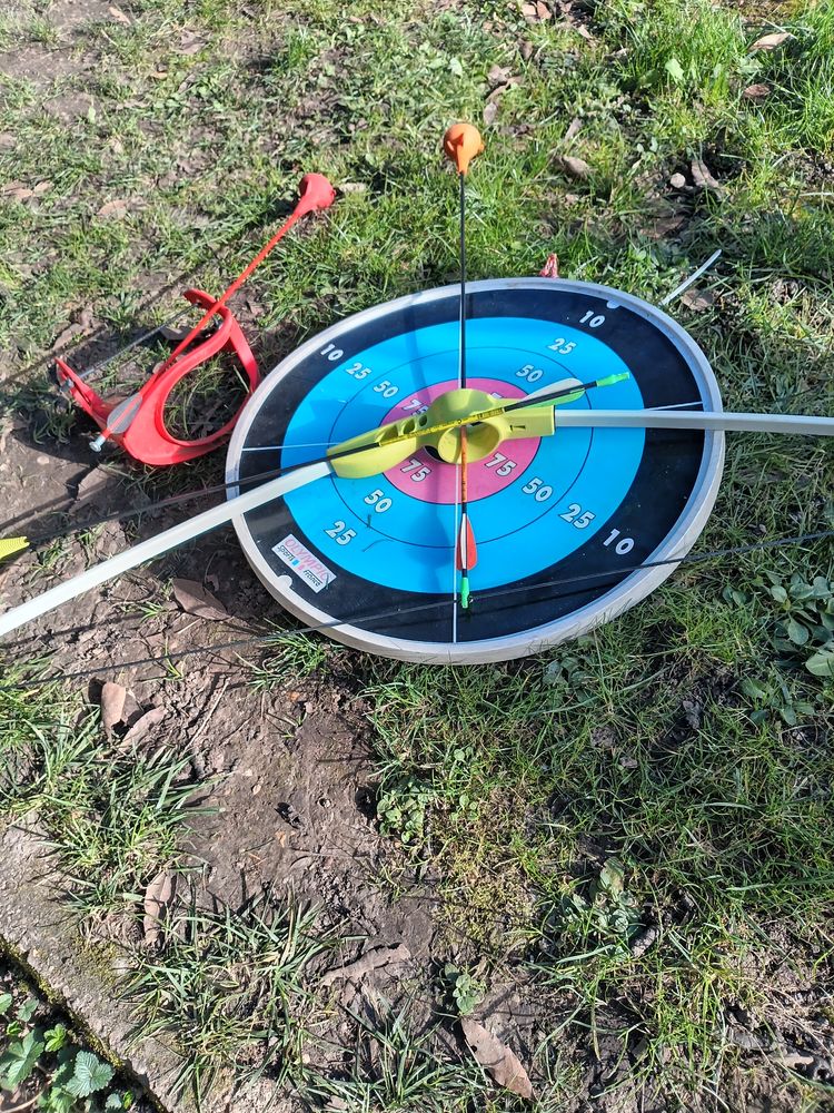 Arc geologic decathlon avec cible et arbal�te 8 Vert-Saint-Denis (77)