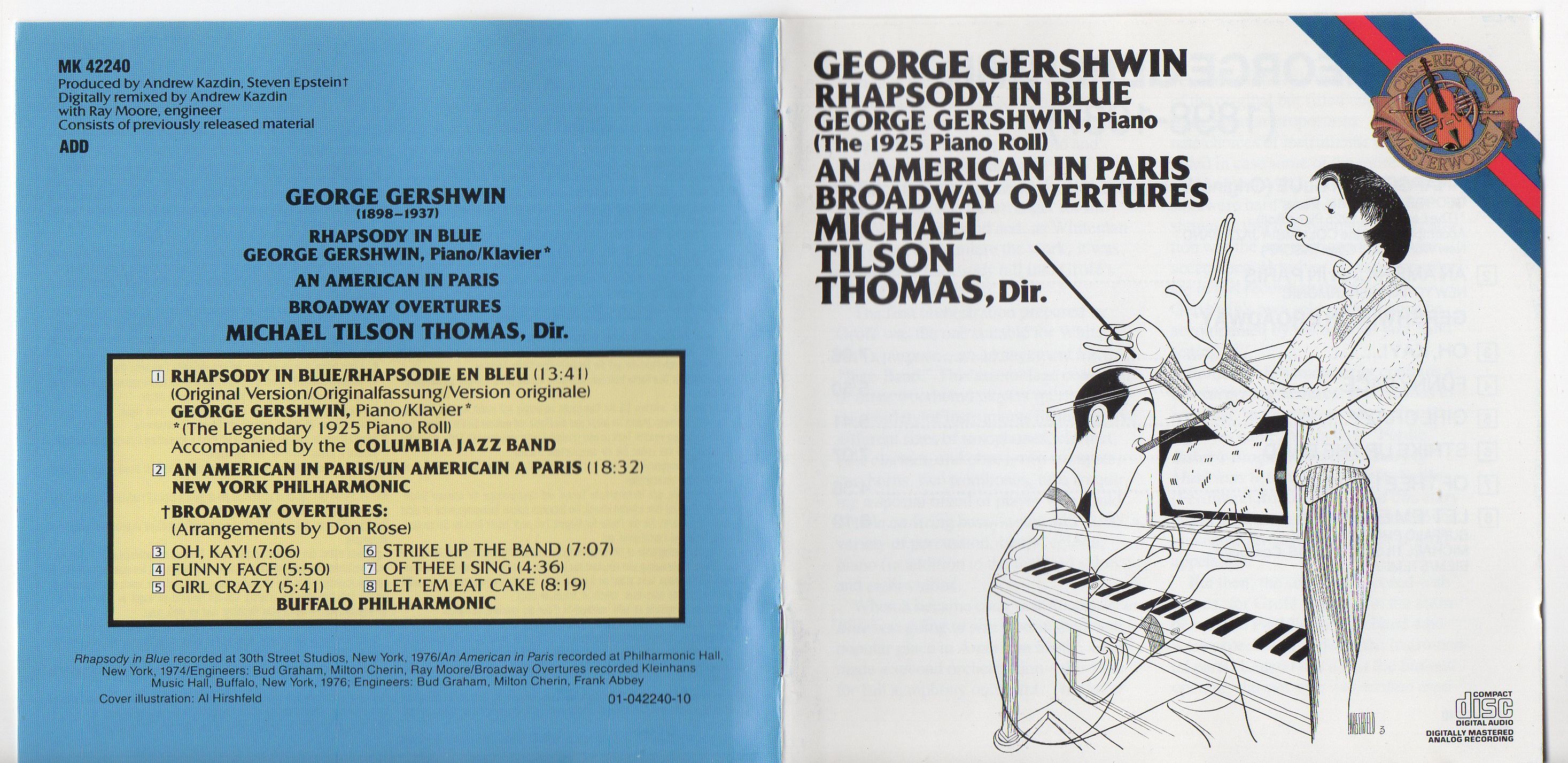 George Gershwin By Michael Tilson Thomas - Rhapsody In Blue 5 Cabestany (66)