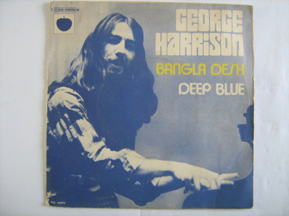GEORGE HARRISON ( beatles ) BANGLA DESH sur disque PATHE MAR 5 Brest (29)