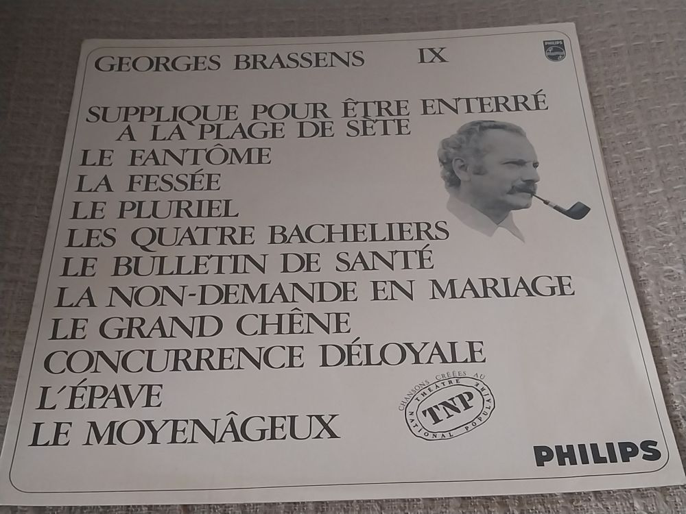 Georges Brassens Album IX Disque Vinyle 33T 13 Montigny-sur-Avre (28)
