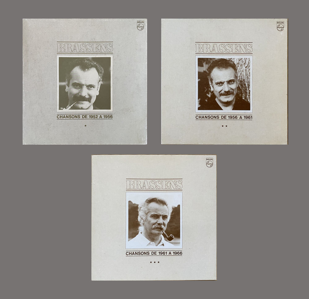 Georges Brassens 3 coffrets de 3 vinyls 75 Sanguinet (40)