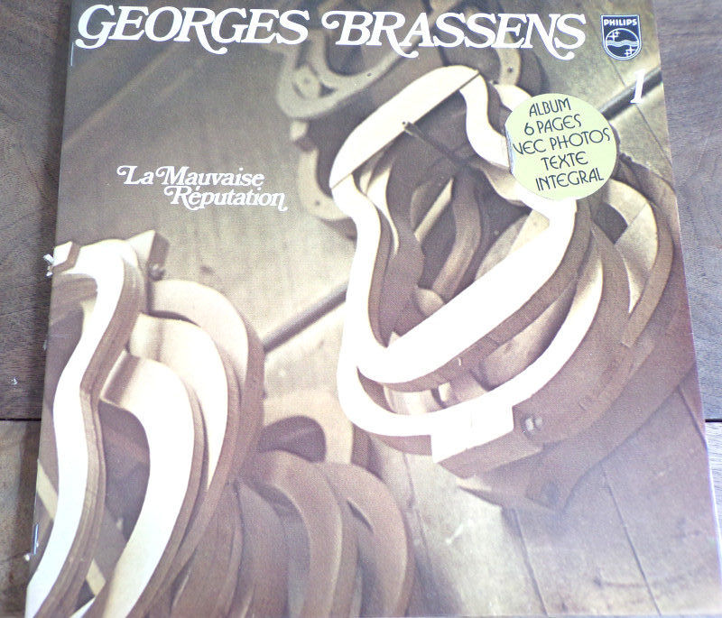 Georges Brassens la mauvaise r�putation disque 33 tours 5 Laval (53)
