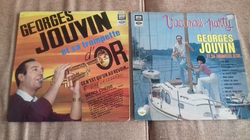 GEORGES JOUVIN, TROMPETTE, vinyles 33 tours 3 �ragny (95)