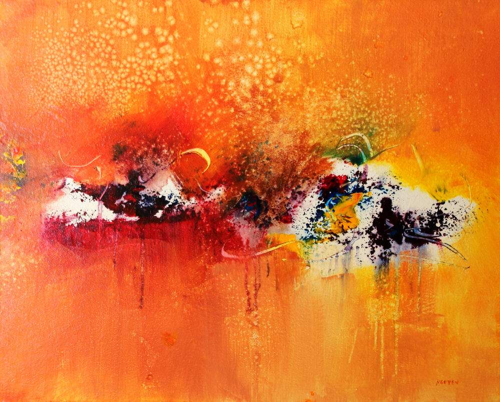 GEORGES NGUYEN VAN TO�   NON FIGURATIF   1350 Aubagne (13)