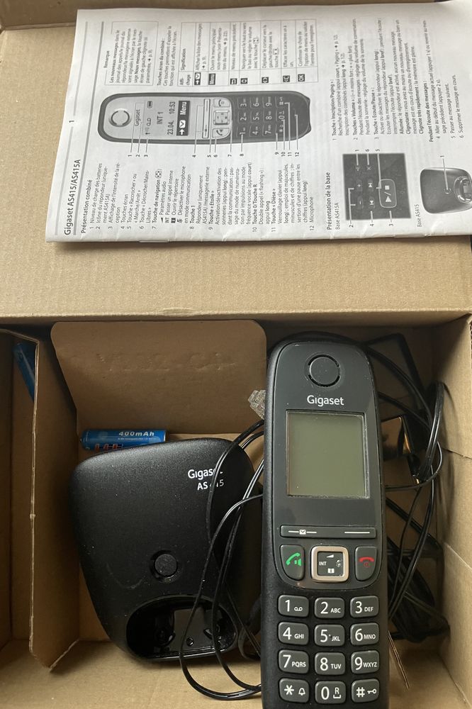 Gigaset AS415 Solo t�l�phone sans fil noir 9 Saint-Herblain (44)