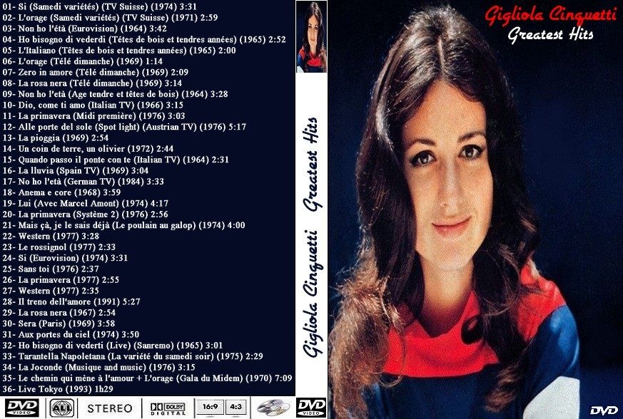 GIGLIOLA CINQUETTI DVD GREATEST HITS 15 Marseille 12 (13)