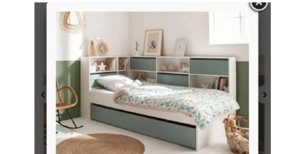 Lit gigogne avec rangement 400 La Madeleine (59)