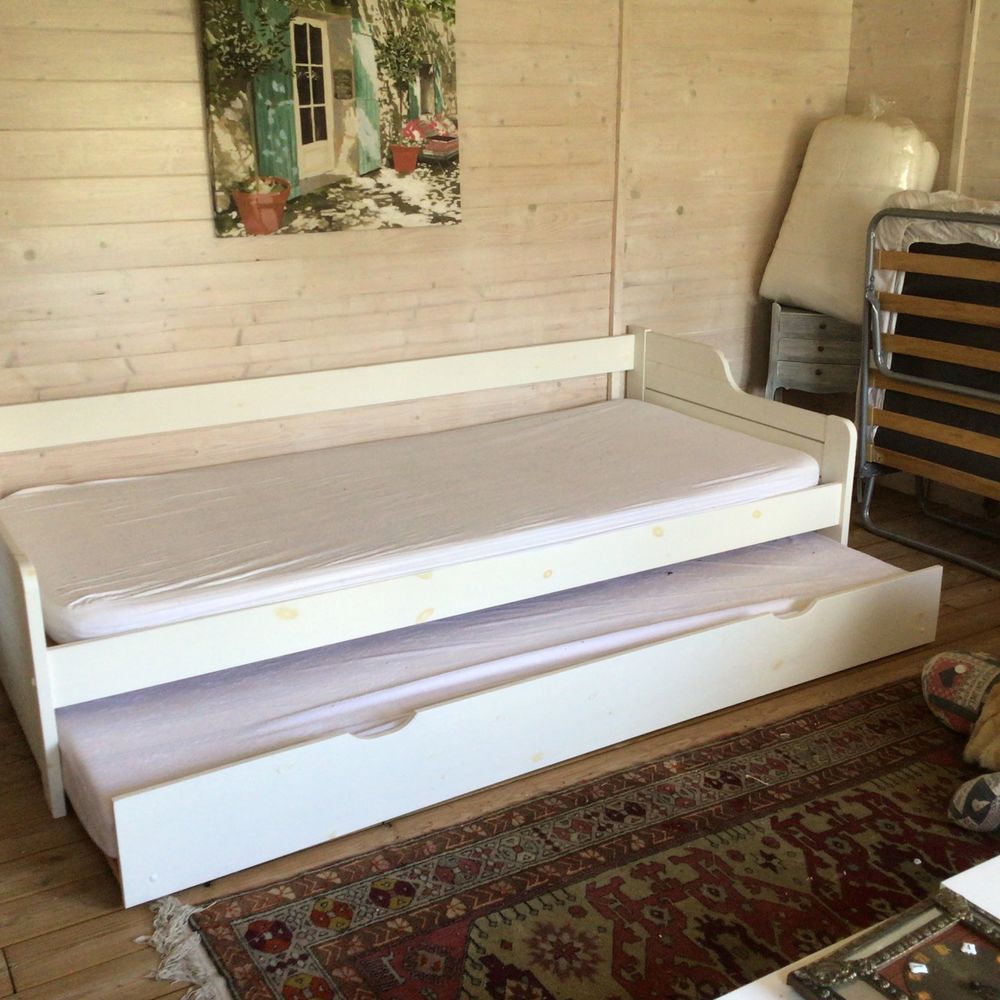 Lit gigognes blanc 70 Maubec (84)