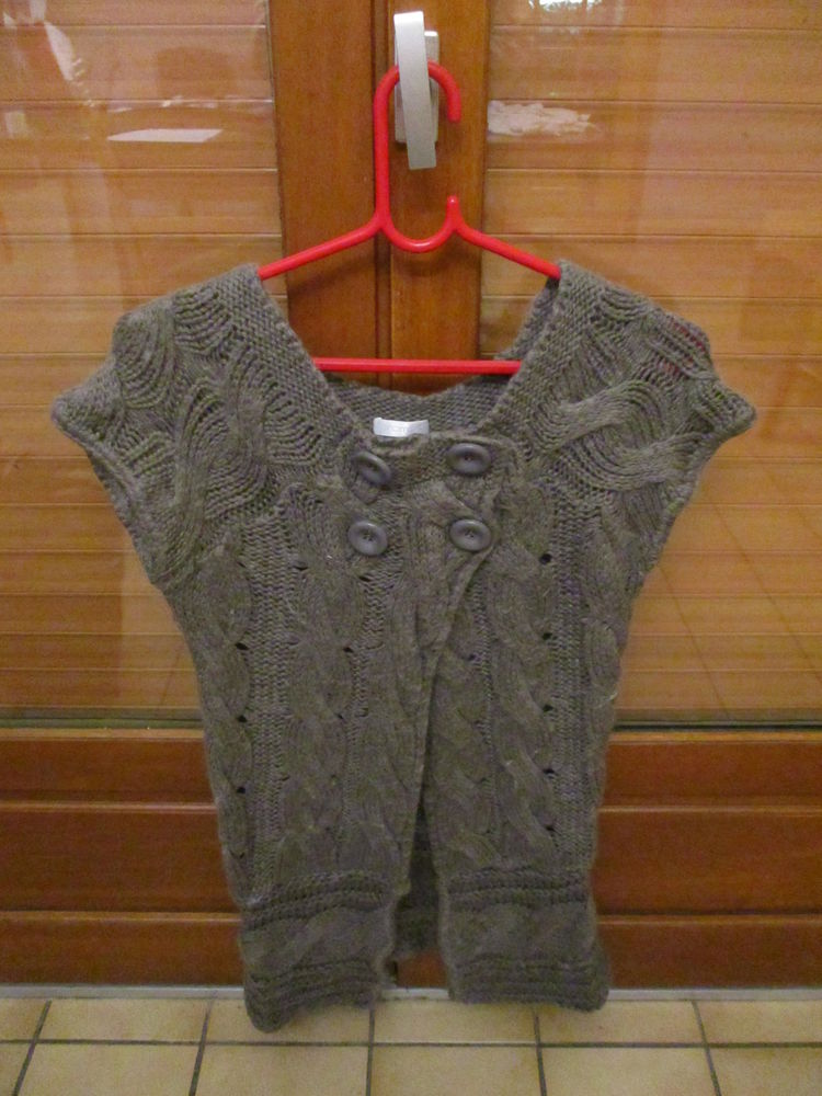 gilet avec boutons pressions sur le haut marron   36/38 0 M�rignies (59)
