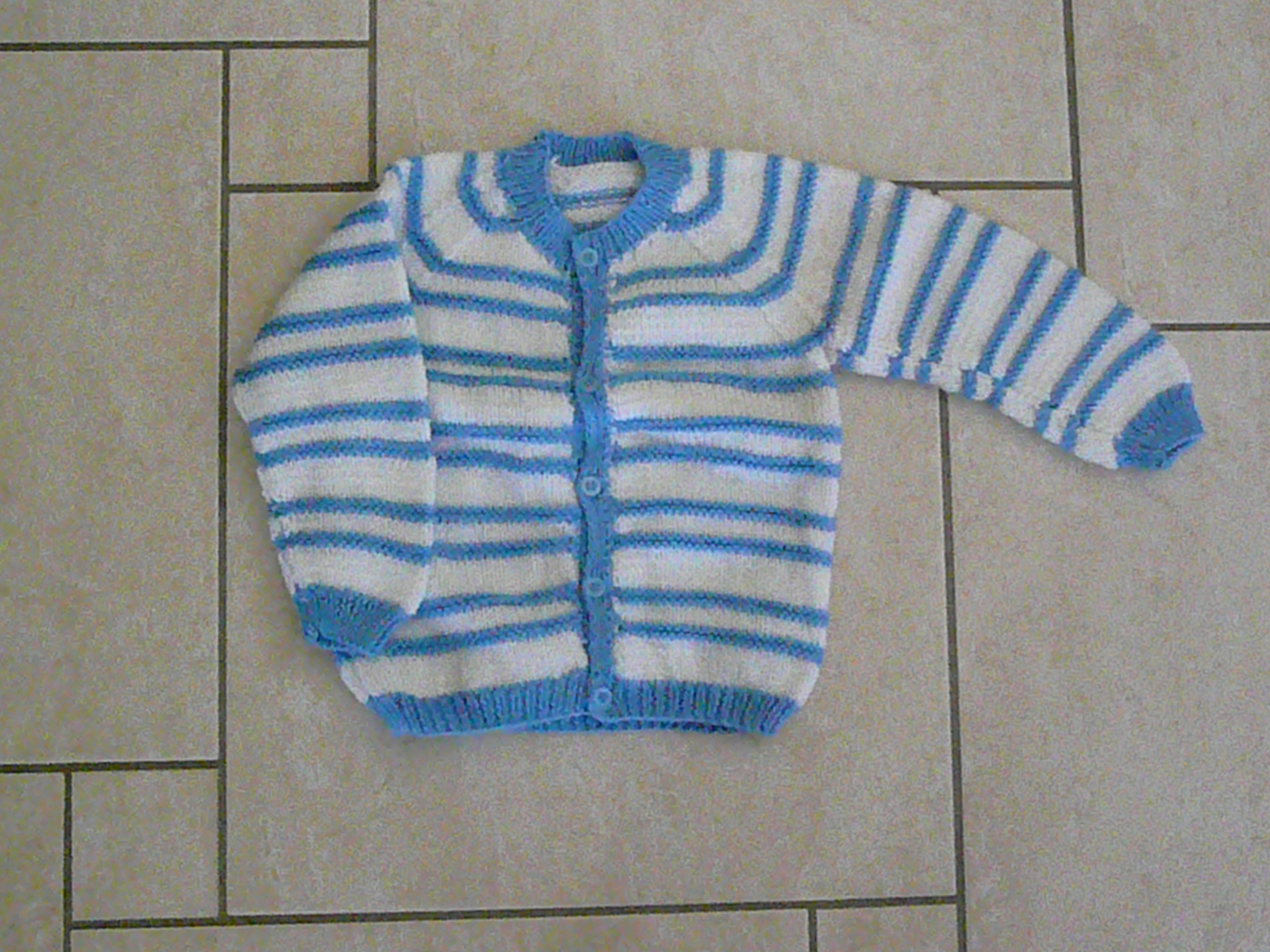 Gilet blanc et bleu 18 mois 5 Franqueville-Saint-Pierre (76)