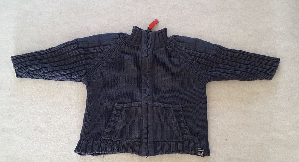 Gilet bleu marine - Week-end � la mer - 6 mois 2 Limoges (87)