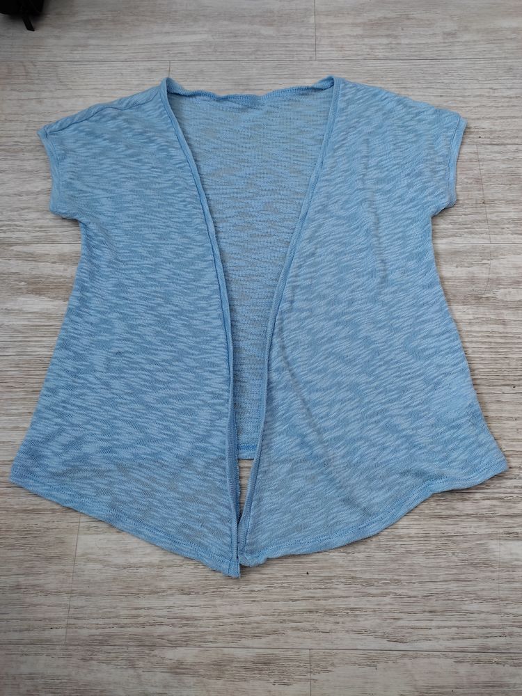 F (5) - 14 ans ? Gilet bleu   H&M   0 Paris 13 (75)