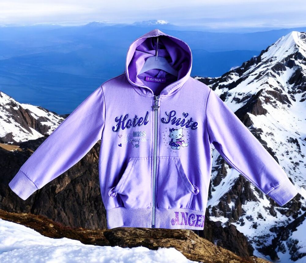 GILET A CAPUCHE TYPE SWEAT FILLE AVEC FANTAISIES TBE 8A 0 Villeneuve-Loubet (06)