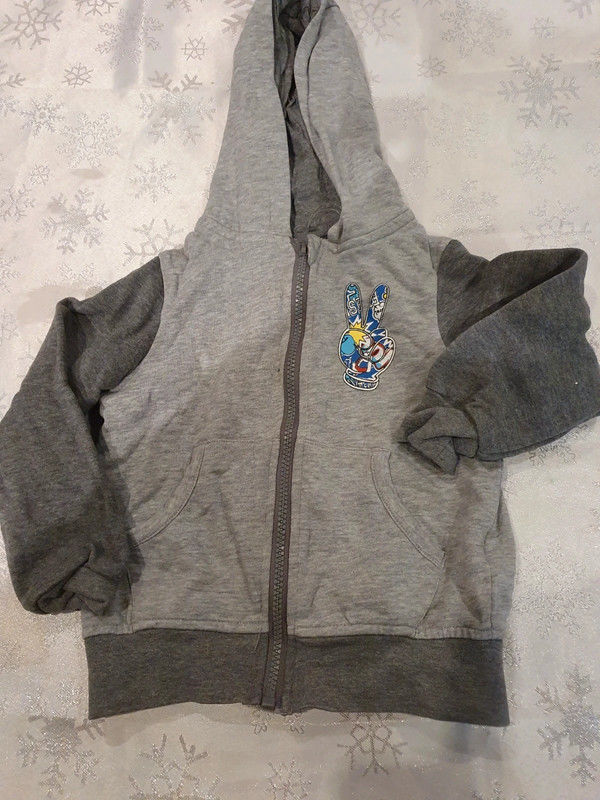 Gilet � capuche zipp� - 24 mois - gris 2 Aubvillers (80)