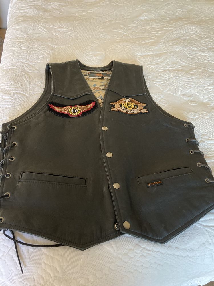 Gilet cuir Harley Davidson 78 Nice (06)