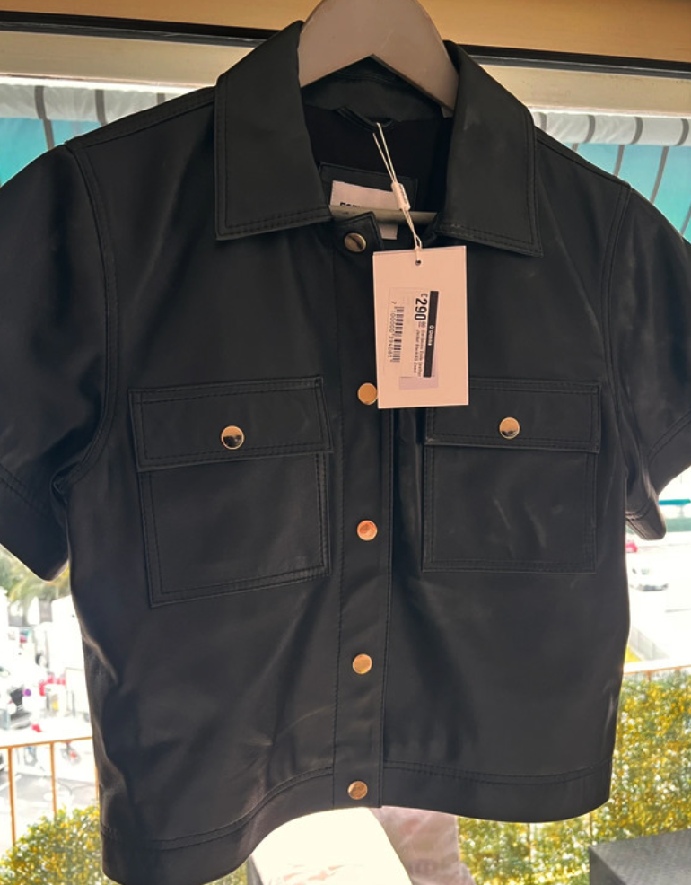 Gilet en cuir noir - Alter Ego - Taille XS - Neuf avec �tiqu 150 Nice (06)